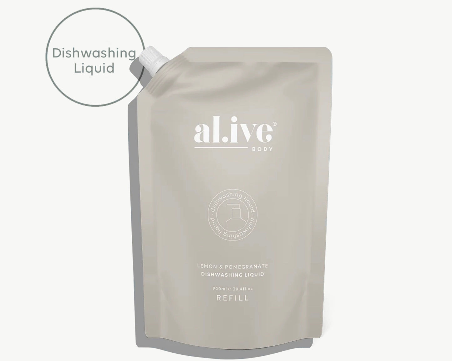 al.ive Kitchen Dish Washing Refill - Lemon & Pomegranate