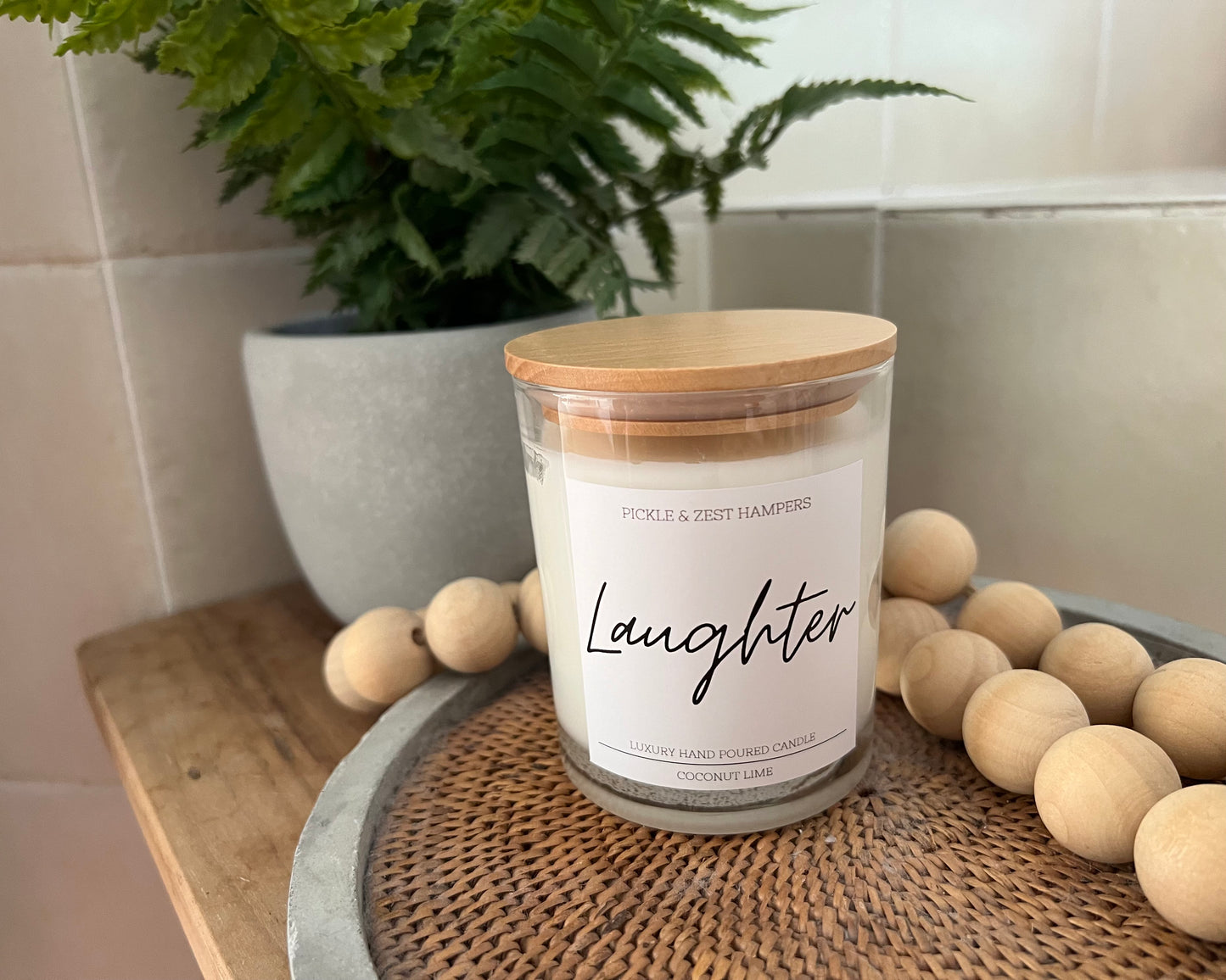 LAUGHTER Little Stars candle