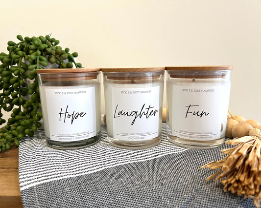Little Stars candle trio