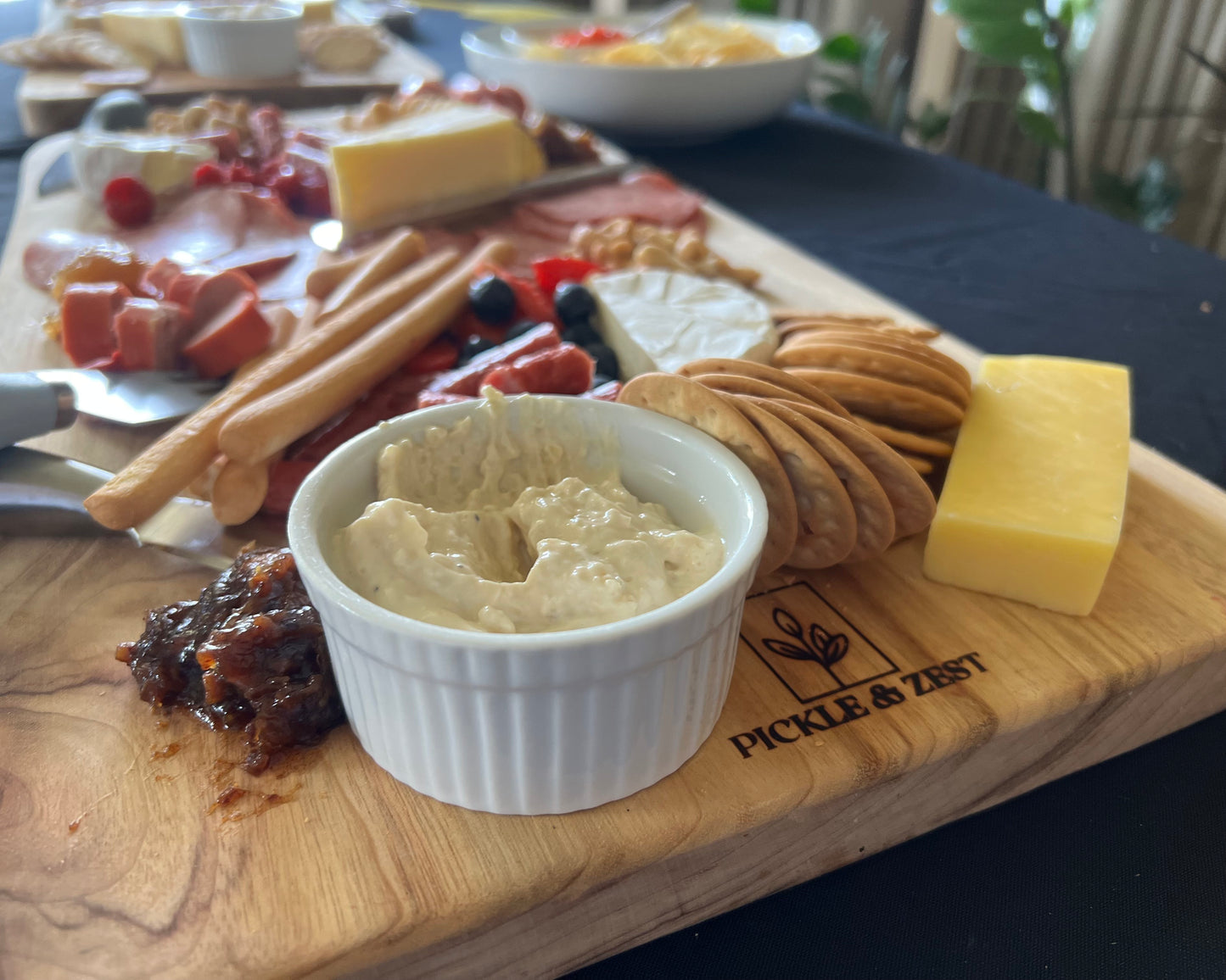 Pickle and Zest Date and Hazelnut Cheesepaste