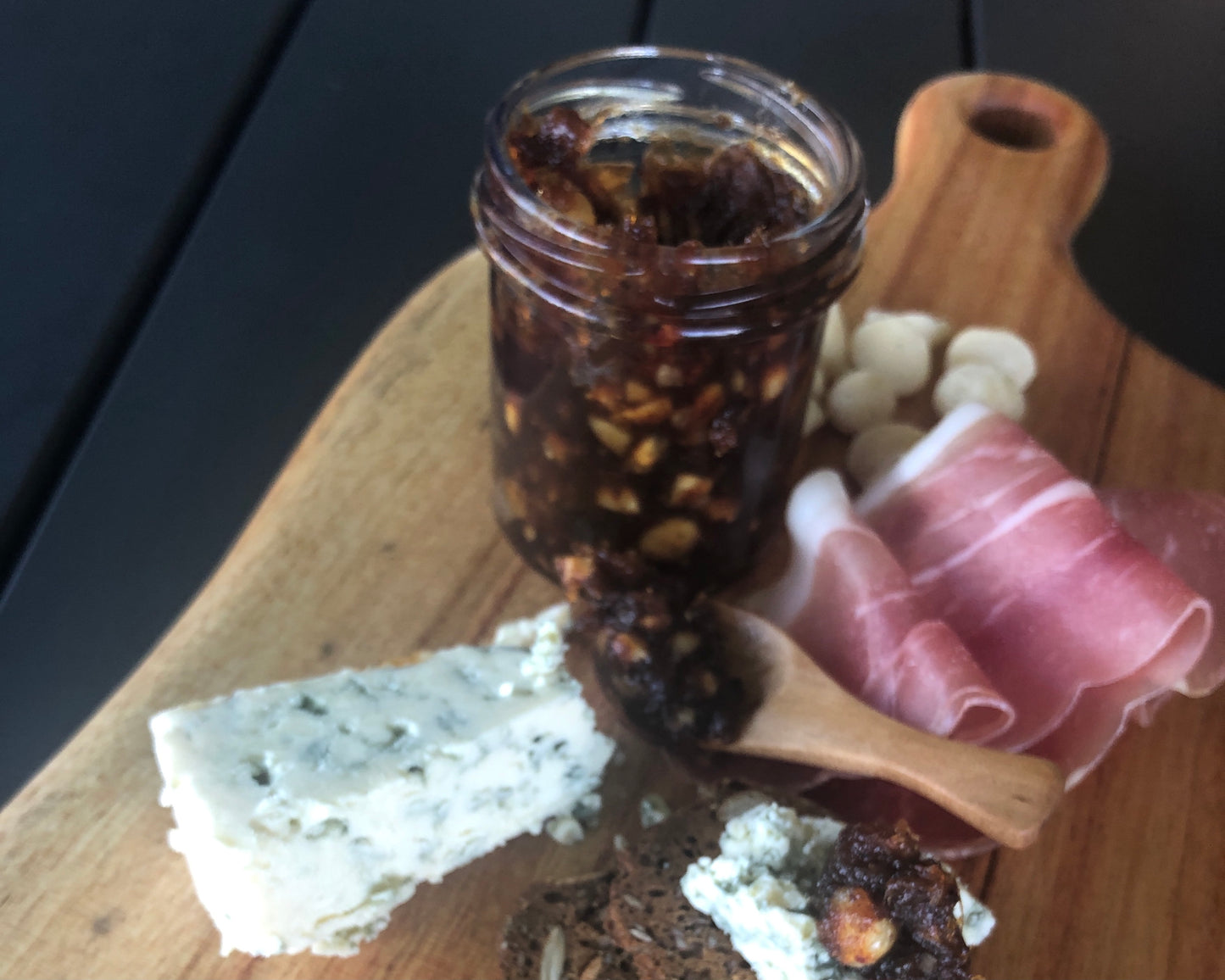 Pickle and Zest Date and Hazelnut Cheesepaste