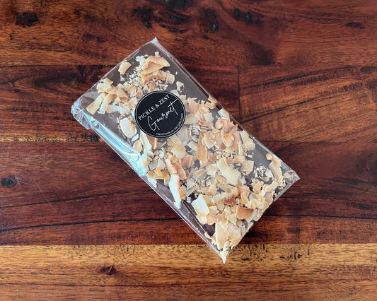 Coconut Loaded Dark Chocolate
