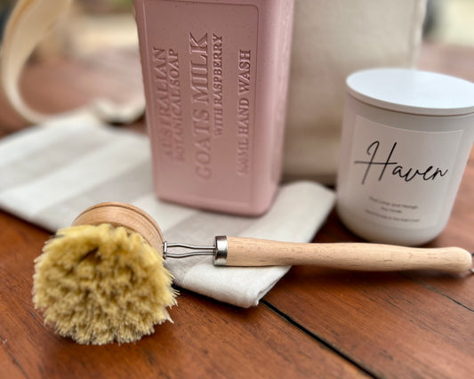 Eco timber dishbrush