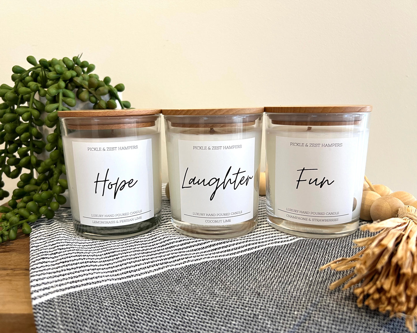 Little Stars candle trio